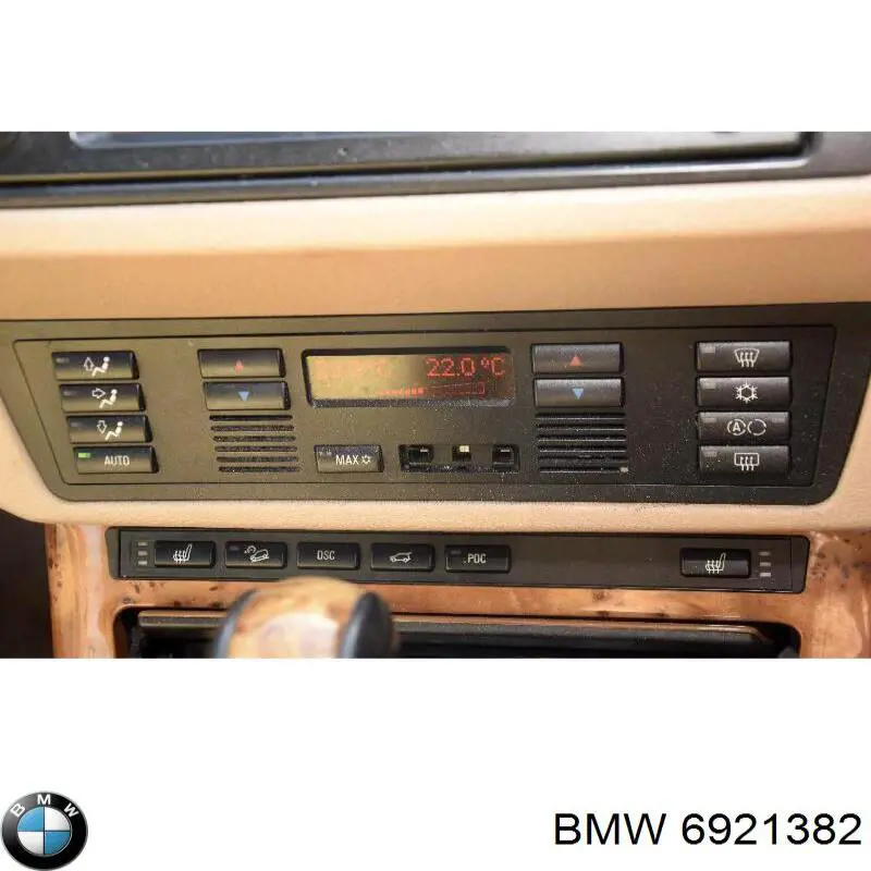 Compre 6921382 BMW Difusor do radiador de aparelho de ar condicionado, montado com roda de aletas e o motor