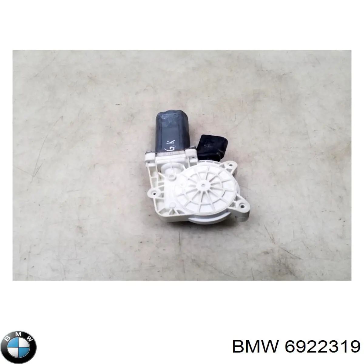 Compre 6922319 BMW Motor de acionamento de vidro da porta traseira esquerda