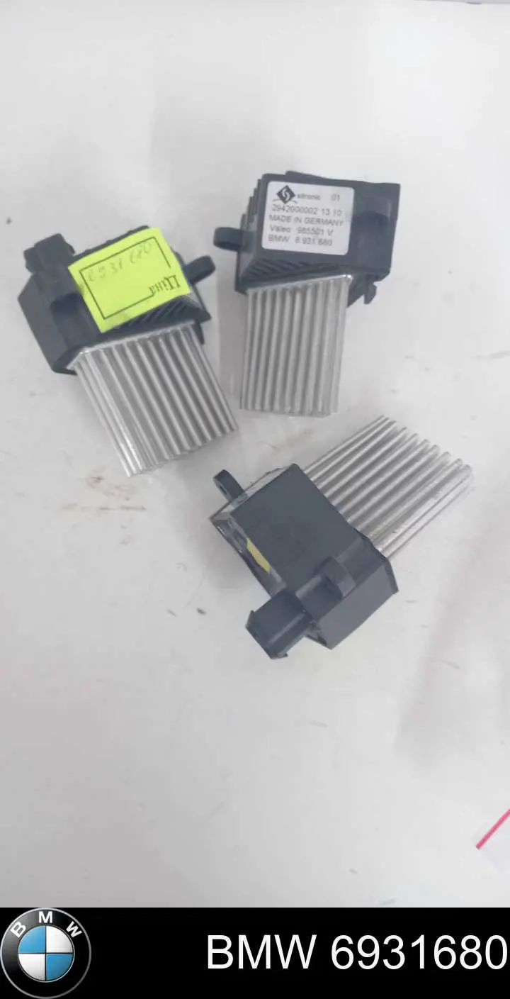 Resistor (resistência) de ventilador de forno (de aquecedor de salão) BMW 6931680 preço, a partir de 51,08 USD