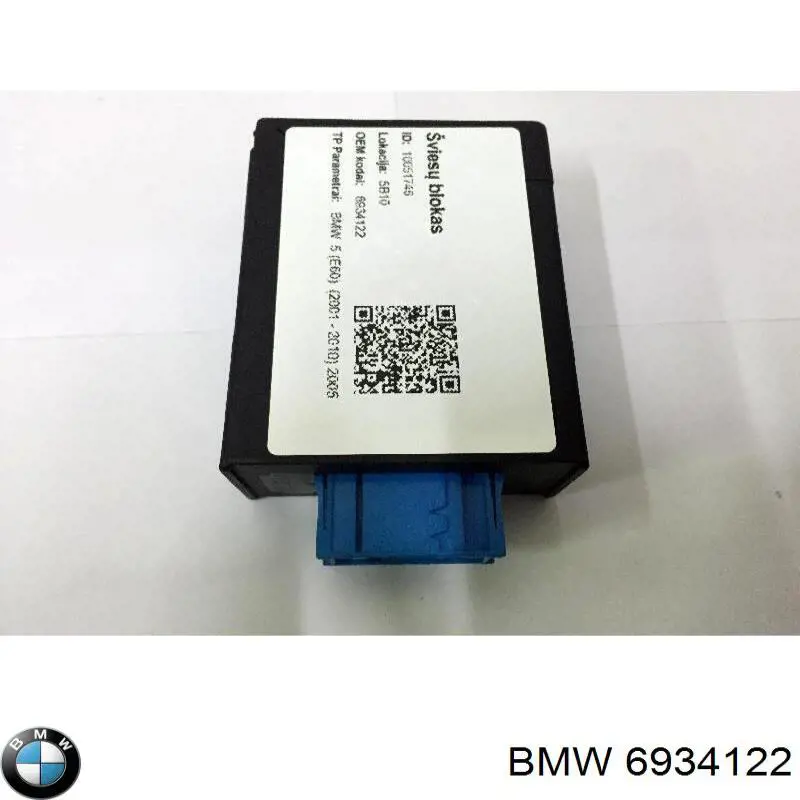 6934122 BMW Módulo de direção (Centralina eletrônica) de iluminação adativa