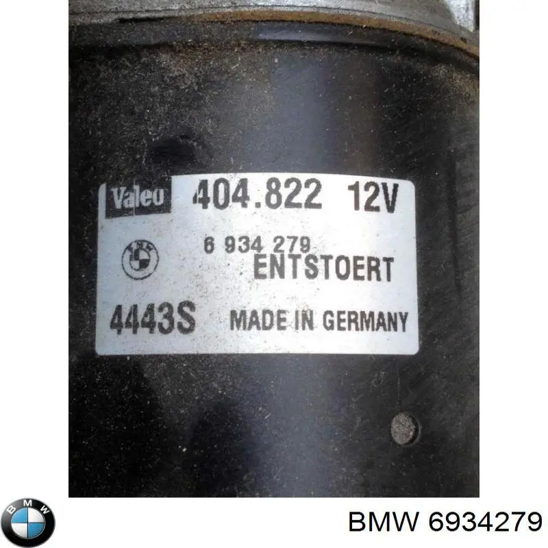 Compre 6934279 BMW Motor de limpador pára-brisas do pára-brisas