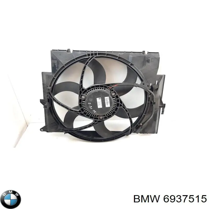 6937515 BMW Difusor do radiador de esfriamento, montado com motor e roda de aletas