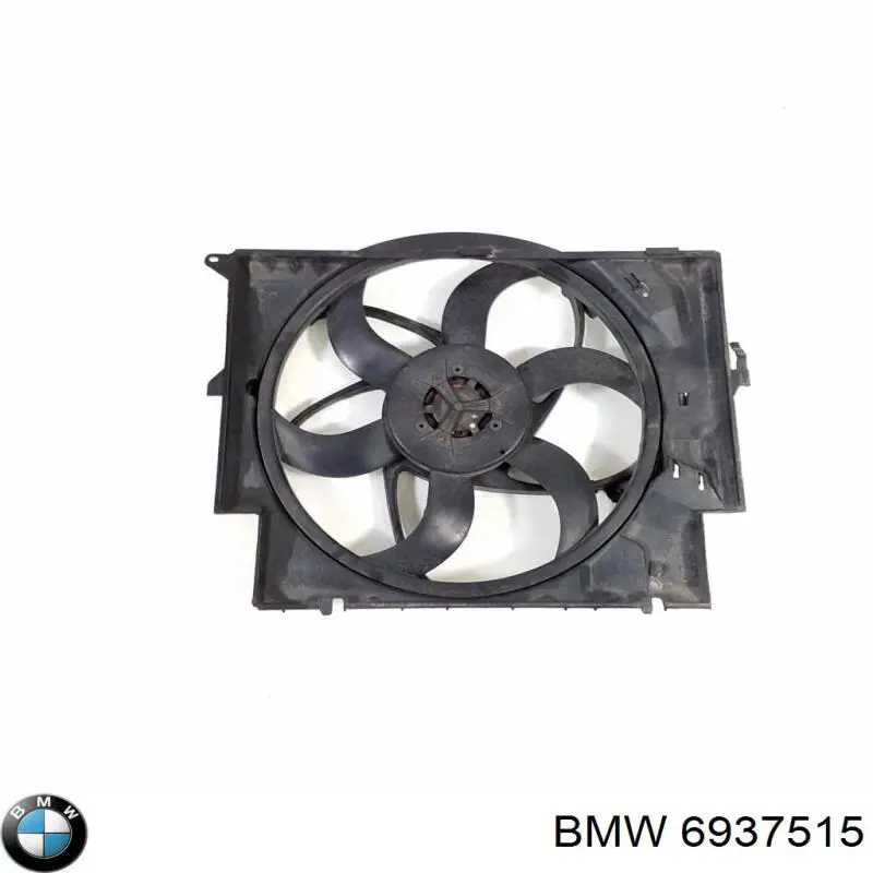 6937515 BMW Difusor do radiador de esfriamento, montado com motor e roda de aletas
