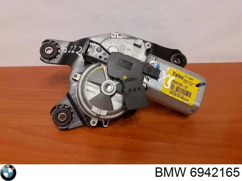 6942165 BMW Motor de limpador pára-brisas de vidro traseiro