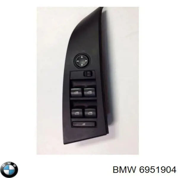 Unidade de botões dianteira esquerda de controlo de elevador de vidro BMW 6939090 preço, a partir de 54,48 USD