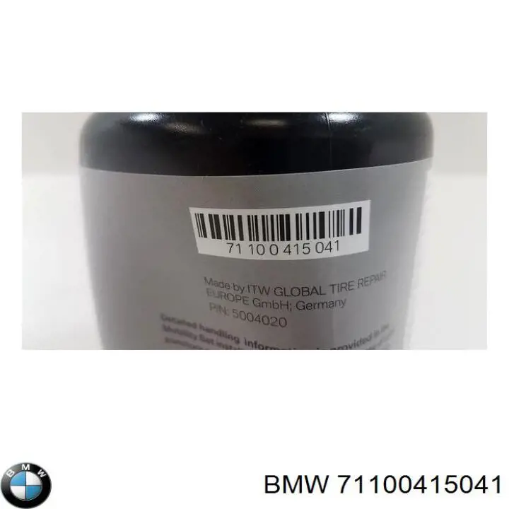 Selante para os pneus 71100415041 BMW