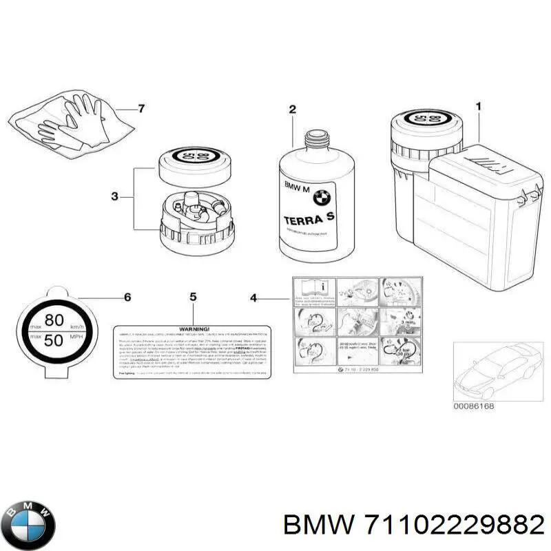 Selante para os pneus BMW 71100415040 preço, a partir de 71,92 USD