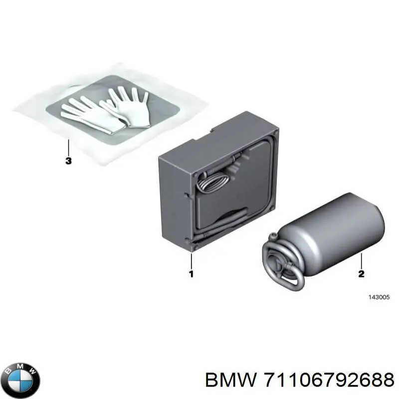 71106792688 BMW Compressor para o bombeio de pneus