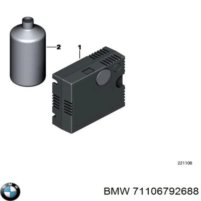 Compre 71106792688 BMW Compressor para o bombeio de pneus