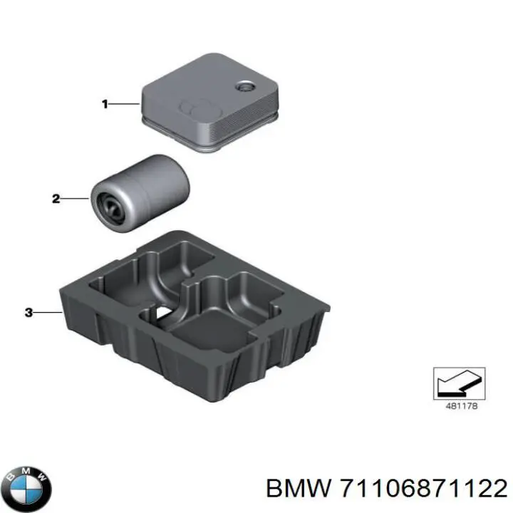71106871122 BMW Selante para os pneus