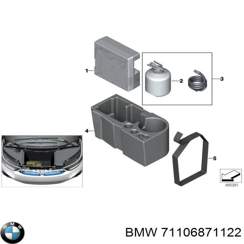 Selante para os pneus BMW 71106871122 preço, a partir de 54,50 USD