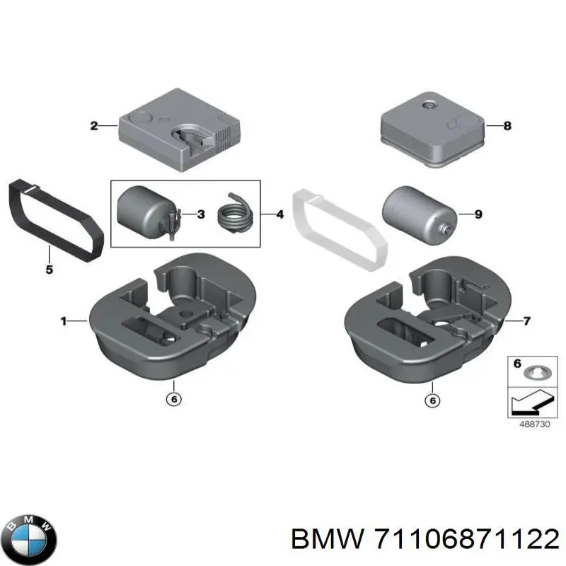 Compre 71106871122 BMW Selante para os pneus