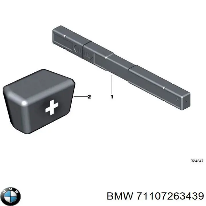 Estojo de primeiros socorros para automóveis BMW 71107263439 preço, a partir de 49,60 USD