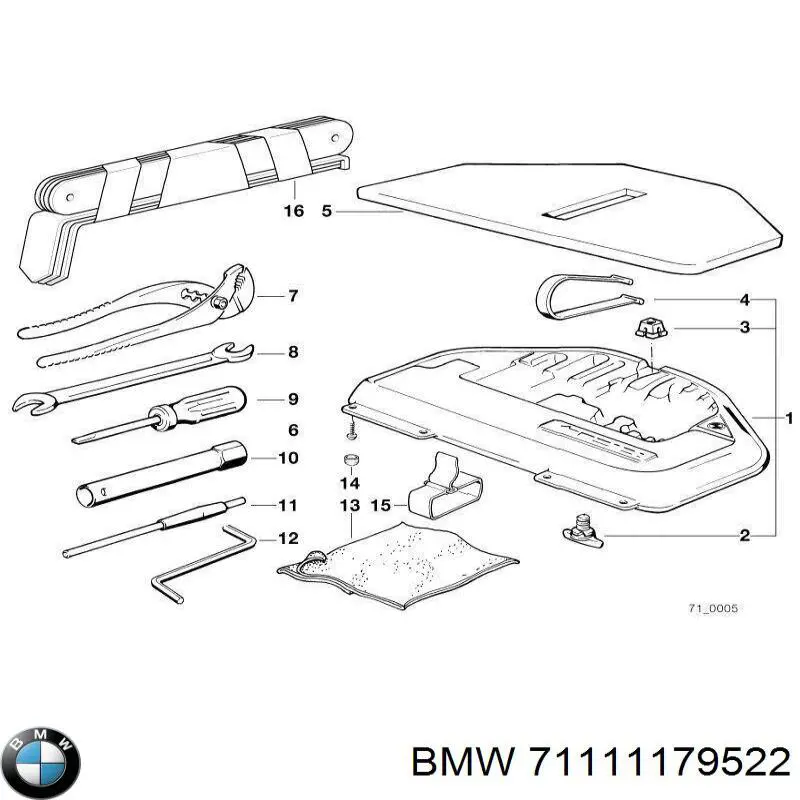 Compre 71111179522 BMW 
