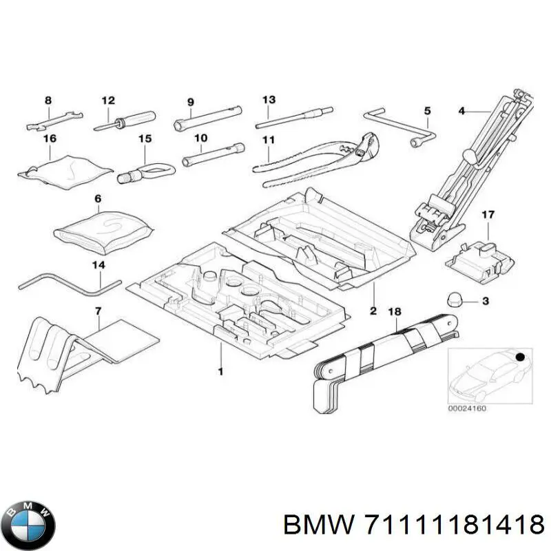 71111181418 BMW 