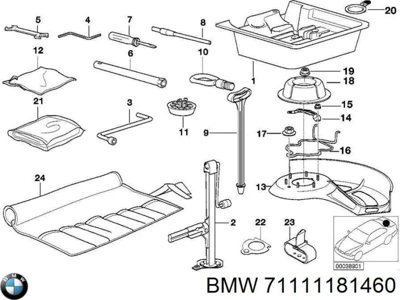 71111181460 BMW 
