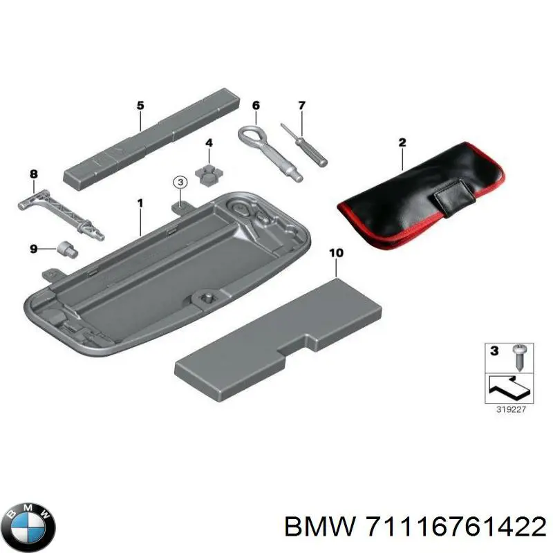 71116761422 BMW 