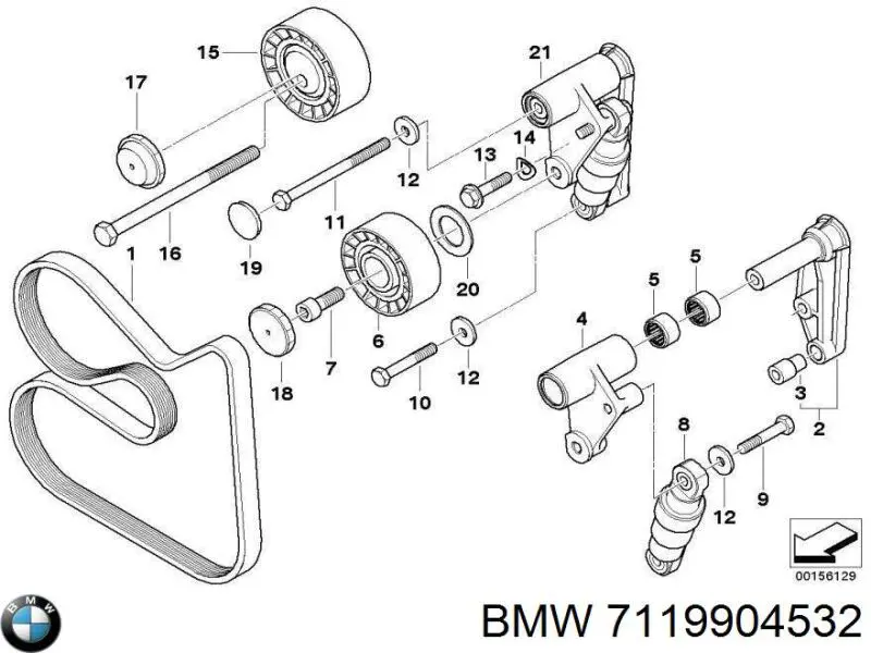 Parafuso de cabeça de motor (CBC) BMW 7119904532 preço, a partir de 4,12 USD