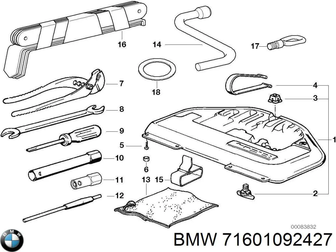  BMW 71601092427 preço, a partir de  USD