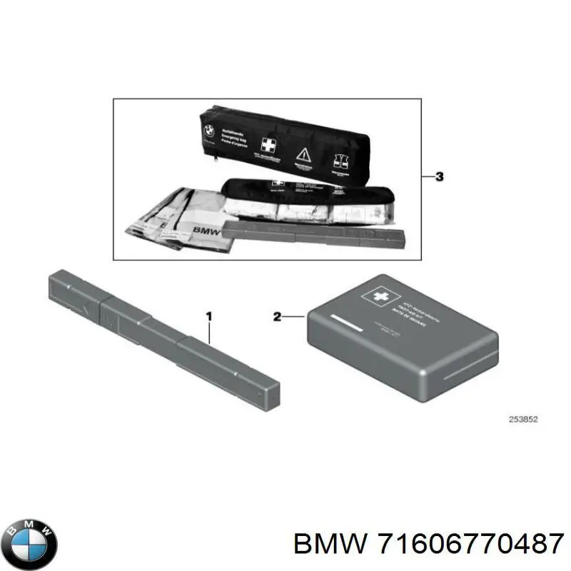 Triângulo de advertência BMW 71606770487 preço, a partir de 38,76 USD