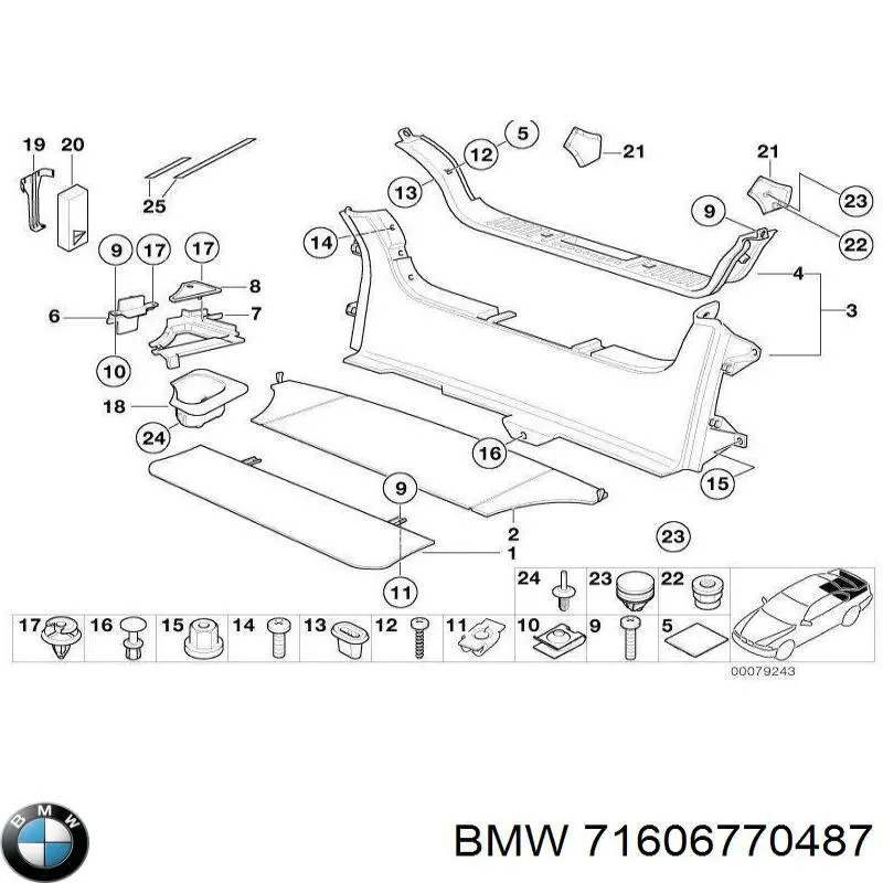 Compre 71606770487 BMW Triângulo de advertência