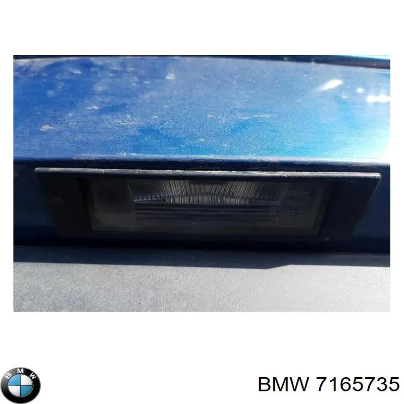 Lanterna da luz de fundo de matrícula traseira BMW 7165735 preço, a partir de 22,68 USD