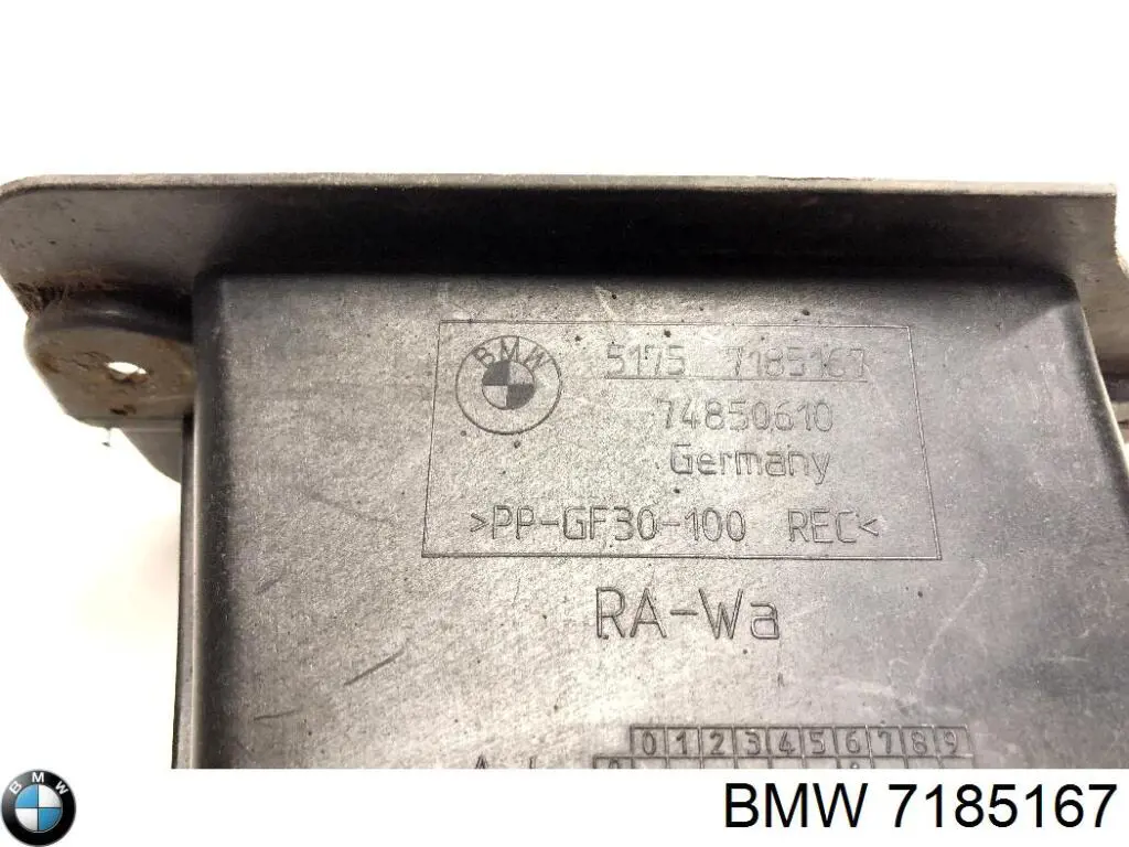 Compre 7185167 BMW Conduto de ar (defletor) esquerdo do radiador