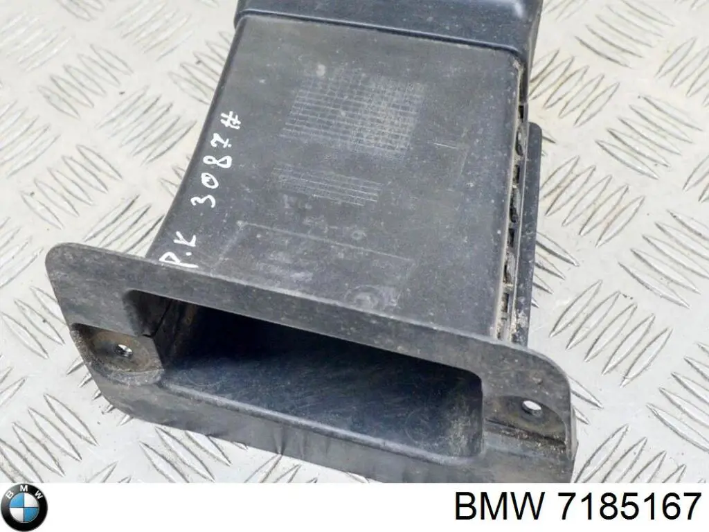 Conduto de ar (defletor) esquerdo do radiador 7185167 BMW