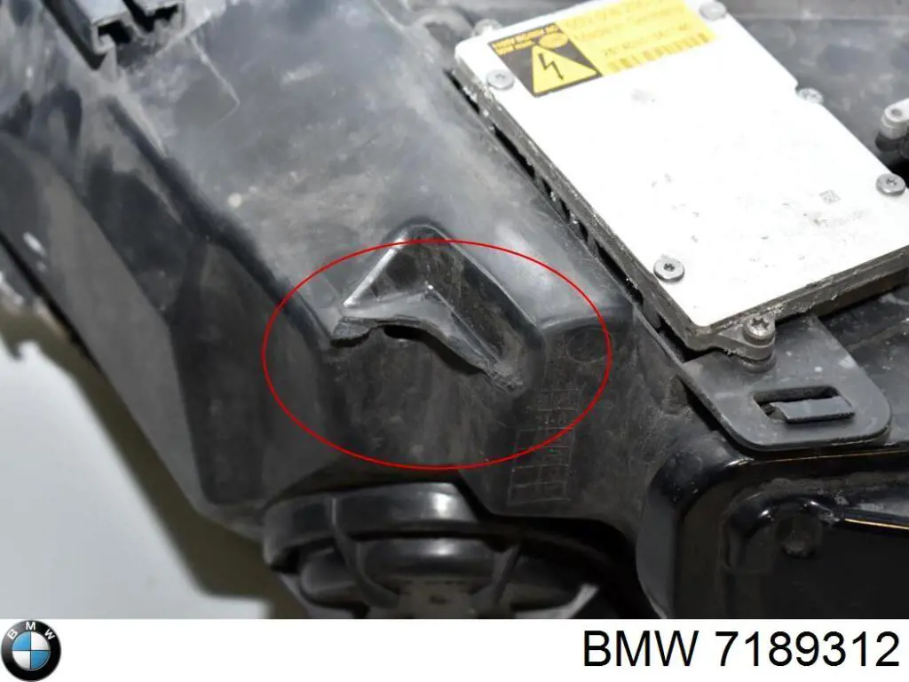 7189312 BMW Módulo de direção (Centralina eletrônica) de iluminação adativa