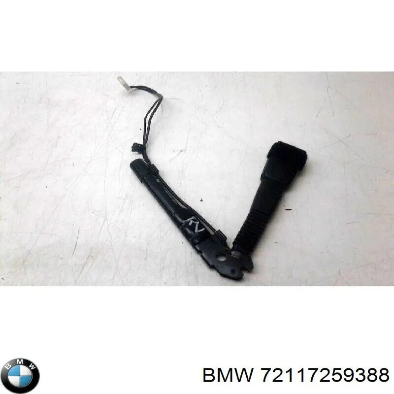 72117259388 BMW Barra (fecho) de fixação da correia de segurança dianteira direita