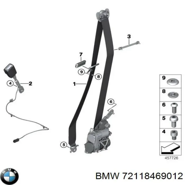  BMW 72118469012 preço, a partir de 2,13 USD