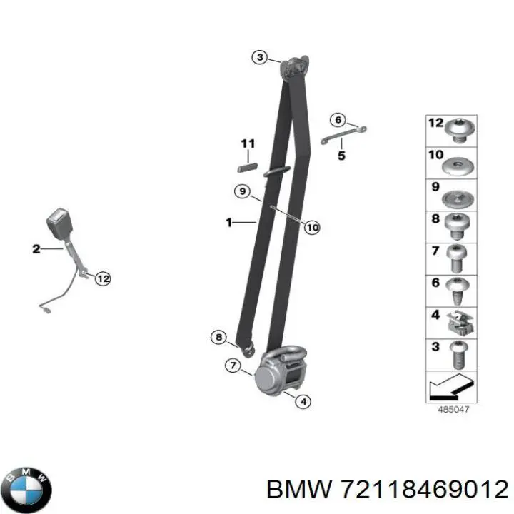 Compre 72118469012 BMW 