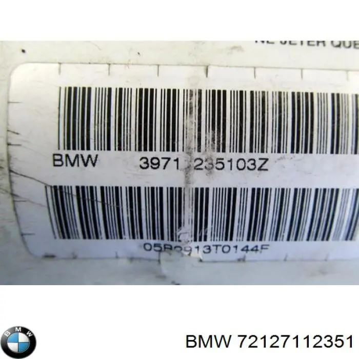 Cinto de segurança (AIRBAG) de passageiro BMW 72127112351 preço, a partir de 62,99 USD