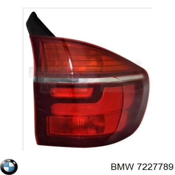 7227789 BMW Lanterna traseira esquerda externa