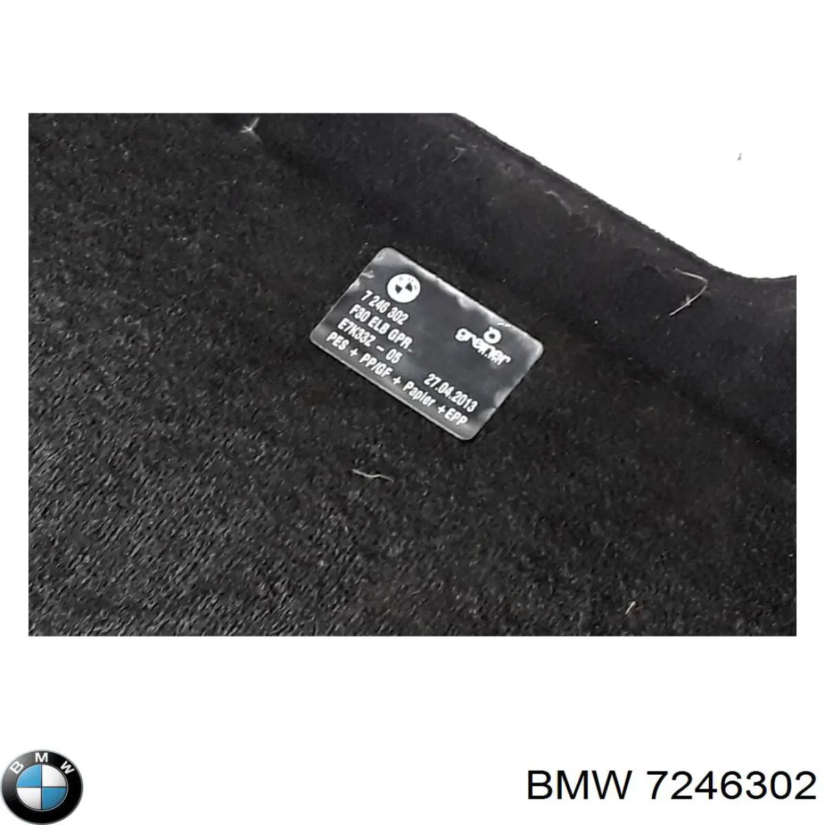 Cobrimento da seção de bagagem inferior BMW 7246302 preço, a partir de 115,14 USD