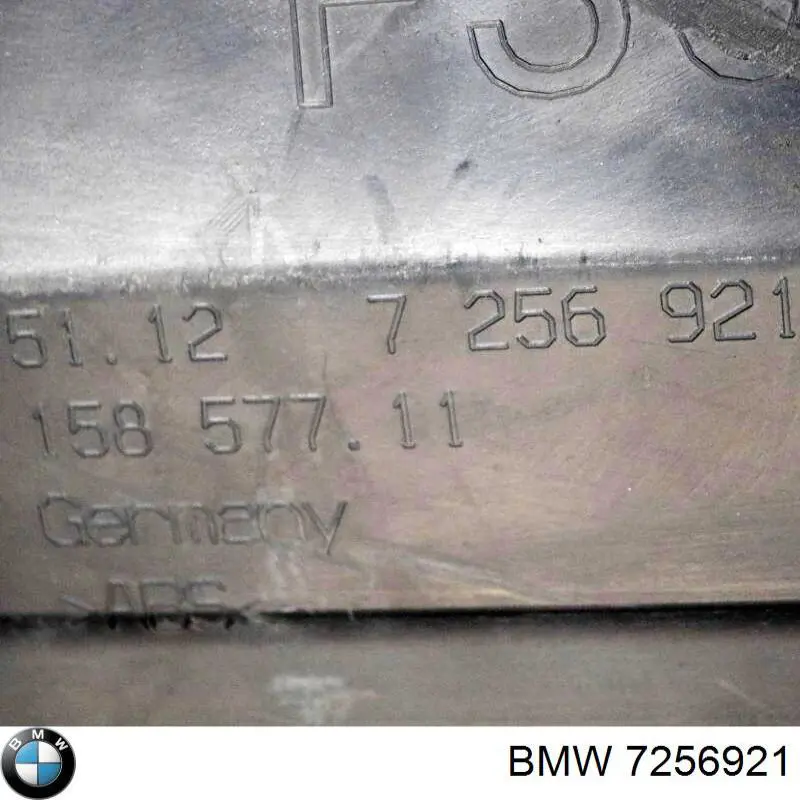 Consola central do pára-choque traseiro BMW 7256921