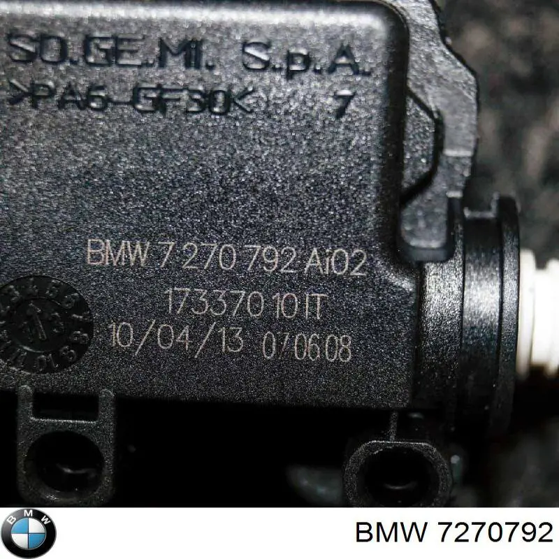 7270792 BMW Fecho de abertura do alcapão do tanque de combustível