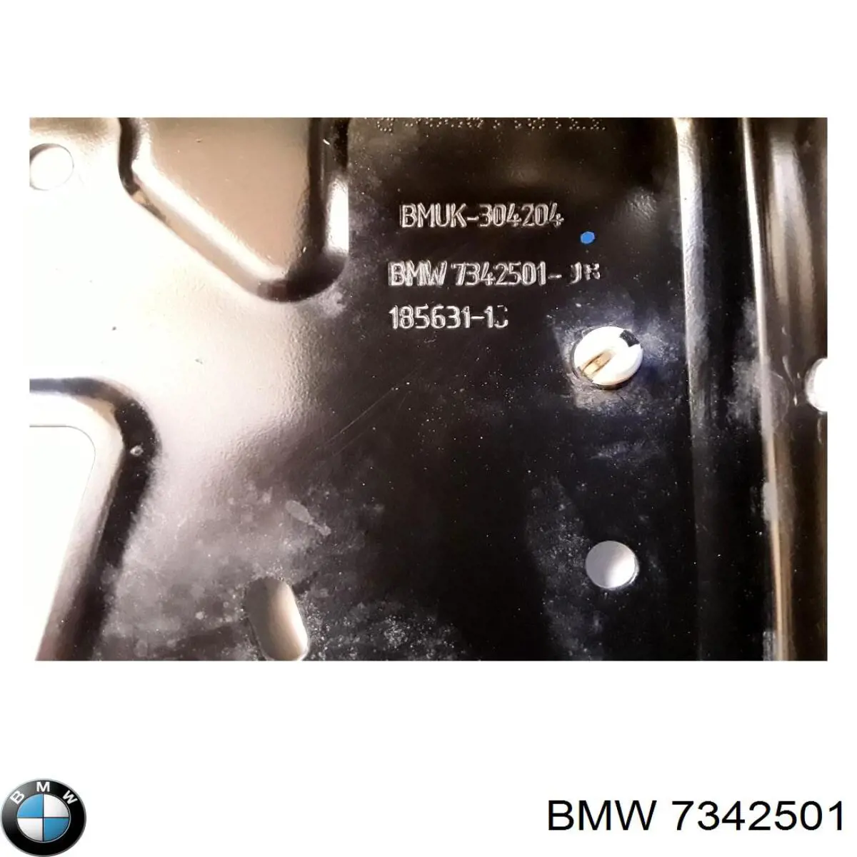7342501 BMW Consola (adaptador) de fixação da luz dianteira esquerda