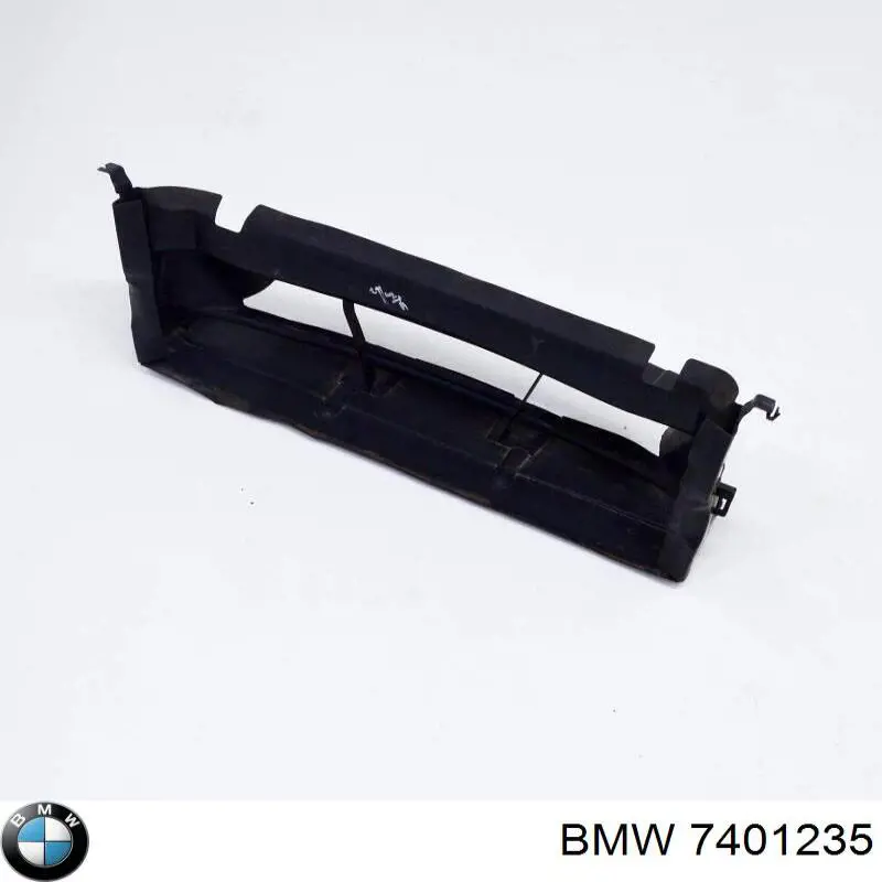 Conduto de ar (defletor) inferior do radiador 7401235 BMW