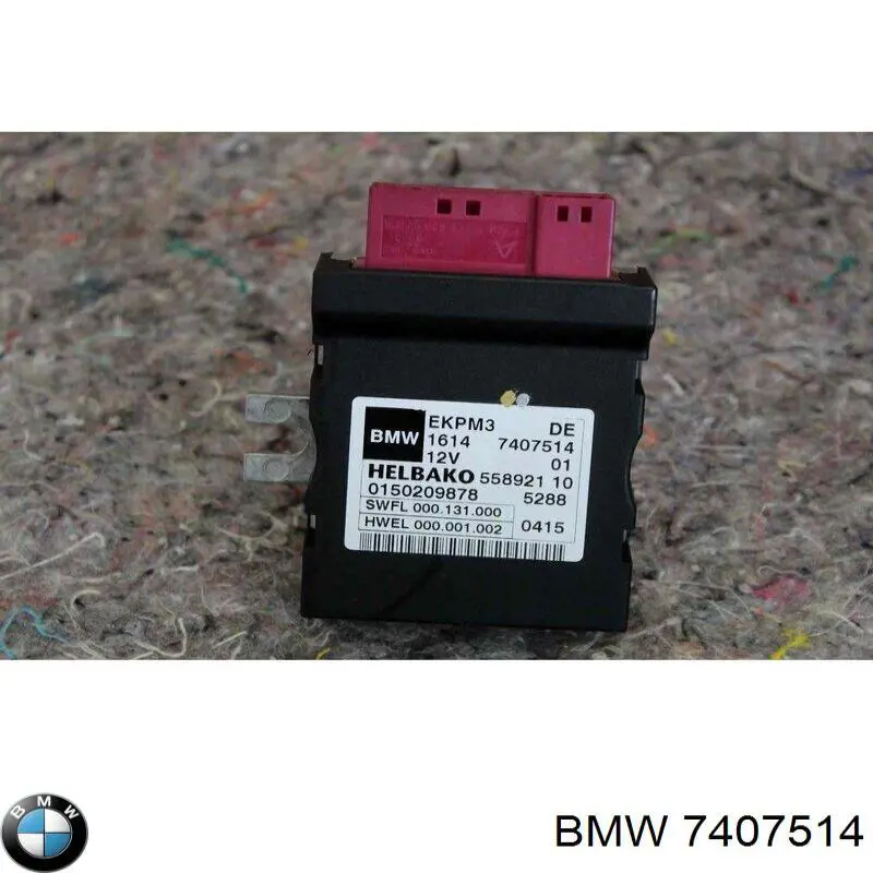 Módulo de direção (Centralina eletrônica) da bomba de combustível BMW 7407514