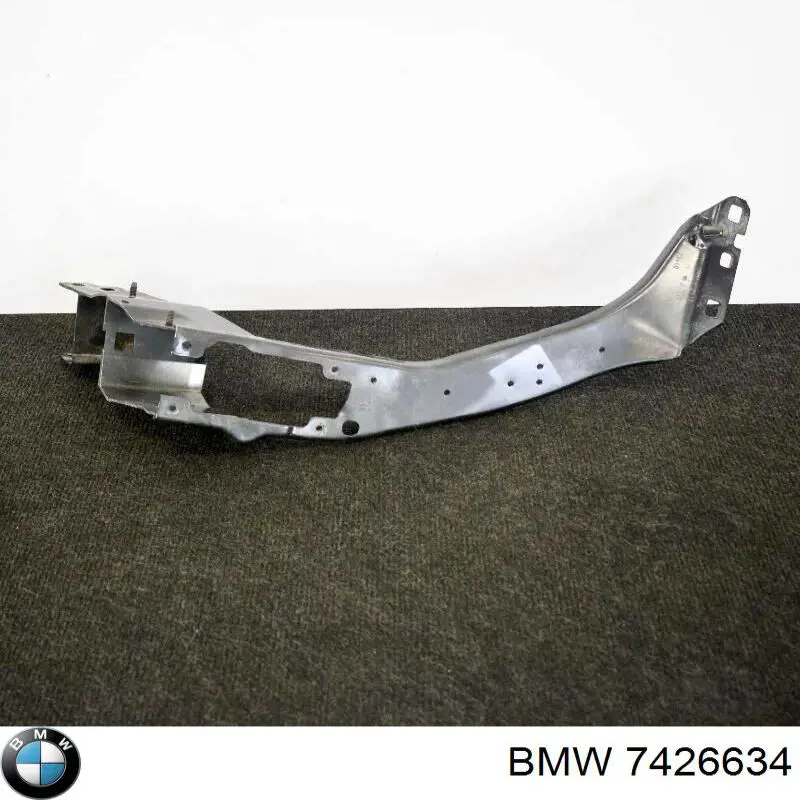 Consola (adaptador) de fixação da luz dianteira direita BMW 7426634 preço, a partir de 75,34 USD