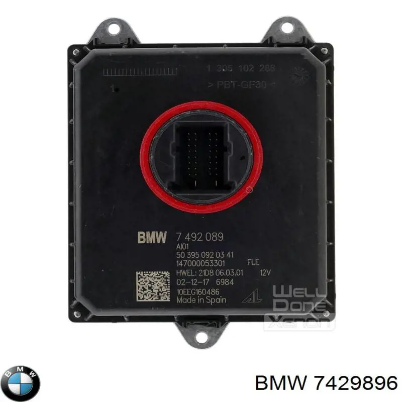 Módulo de direção (Centralina eletrônica) das luzes BMW 7429896 preço, a partir de 90,24 USD