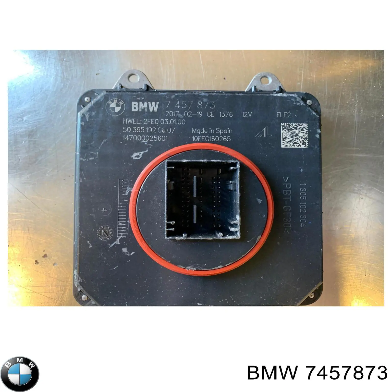 7457873 BMW Módulo de direção (Centralina eletrônica) das luzes