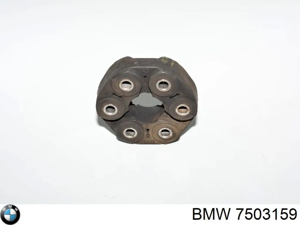 Compre 7503159 BMW Acoplamento elástico dianteiro do veio de transmissão