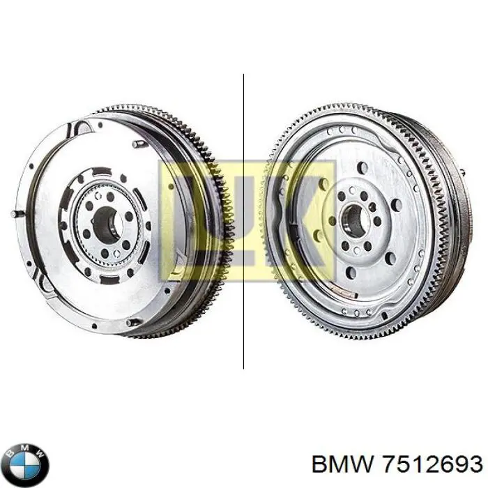 7512693 BMW Volante de motor