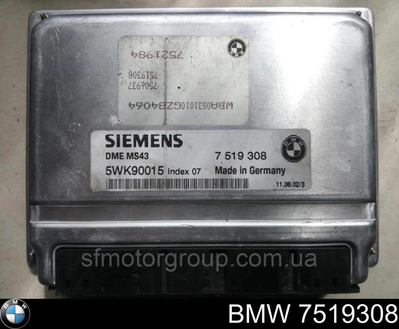 Compre 7519308 BMW Módulo de direção (Centralina eletrônica) de motor