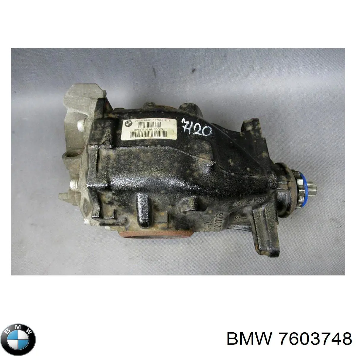 7603748 BMW Redutor do eixo traseiro