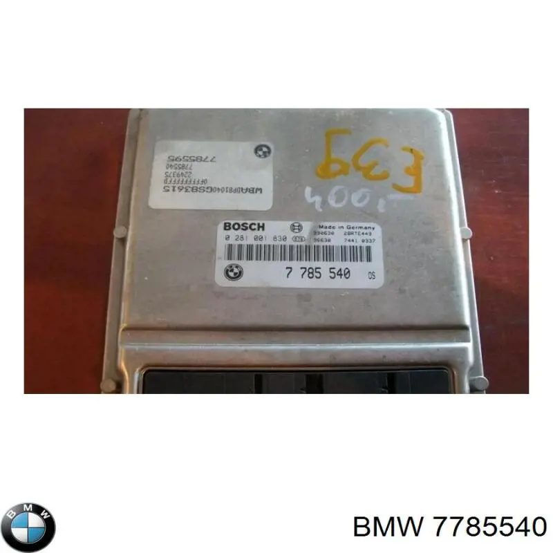 Módulo de direção (Centralina eletrônica) de motor 7785540 BMW
