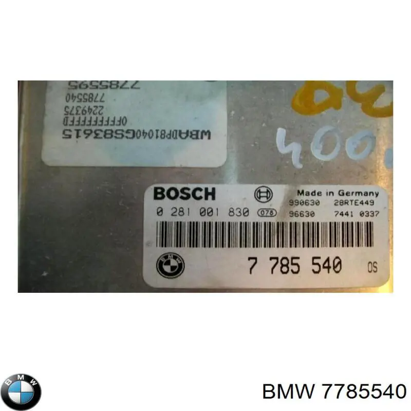 7785540 BMW Módulo de direção (Centralina eletrônica) de motor