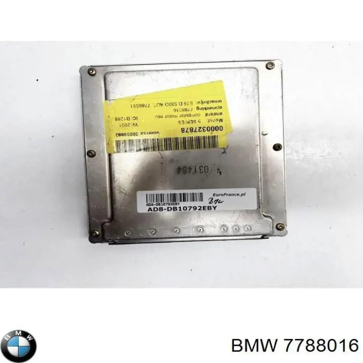 7788016 BMW Módulo de direção (Centralina eletrônica) de motor